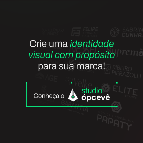 Identidade Visual Marketing Studio Ópcevê